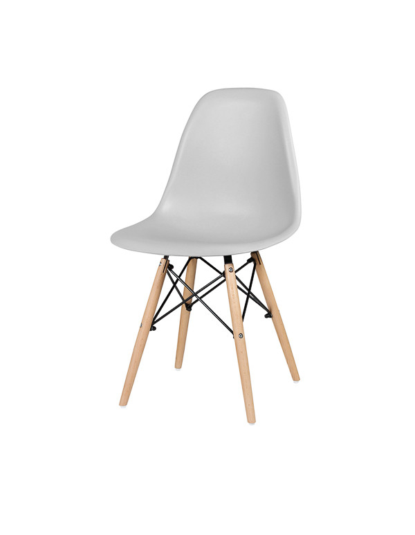 Стул обеденный EAMES DSW WX-503, пластик серый